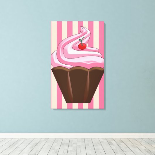 IceCream Canvas Afdruk (Insitu (Houten vloer))