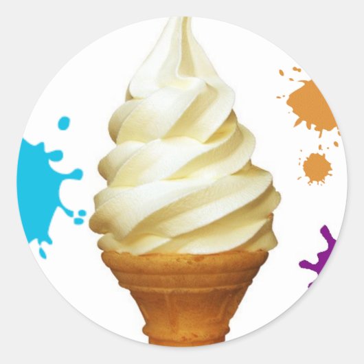 icecream cone sticker (Voorkant)