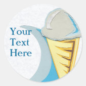 Icecream Cone Stickers (Voorkant)