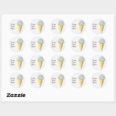 Icecream Cone Stickers (Vel)