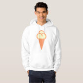 Icecream Cone-symbool Hoodie (Voorkant volledig)
