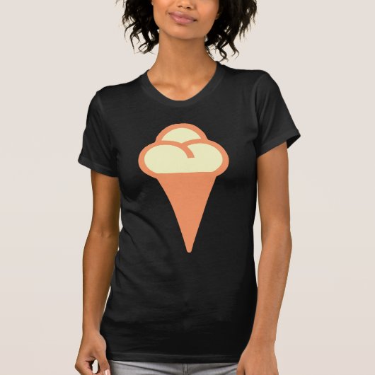 Icecream Cone-symbool T-shirt (Voorkant)