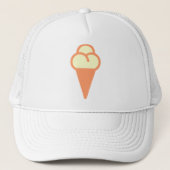 Icecream Cone-symbool Trucker Pet (Voorkant)