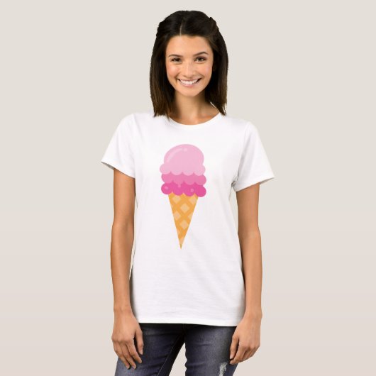 ICECREAM CONE T-shirts (Voorkant volledig)