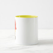 Icecream Curly Hair Kawaii Eigen naam Mok (Midden)