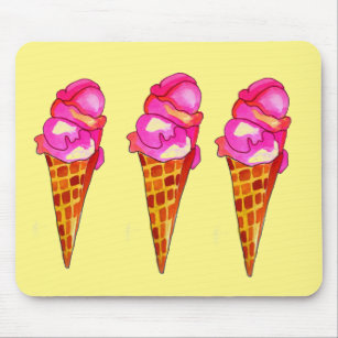 icecream gelato schattig voedsel muismat