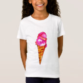 icecream gelato schattig voedsel t-shirt (Voorkant)