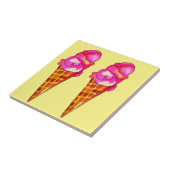 icecream gelato schattig voedsel tegeltje (Zijkant)