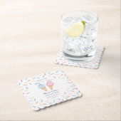 Icecream Geslacht onthullen Kartonnen Onderzetters (Insitu)