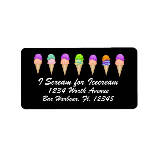 Icecream Label - SRF (Voorkant)