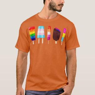 IceCream LGBT Gay Pride Bisexual Lesbian Rainbow T-shirt