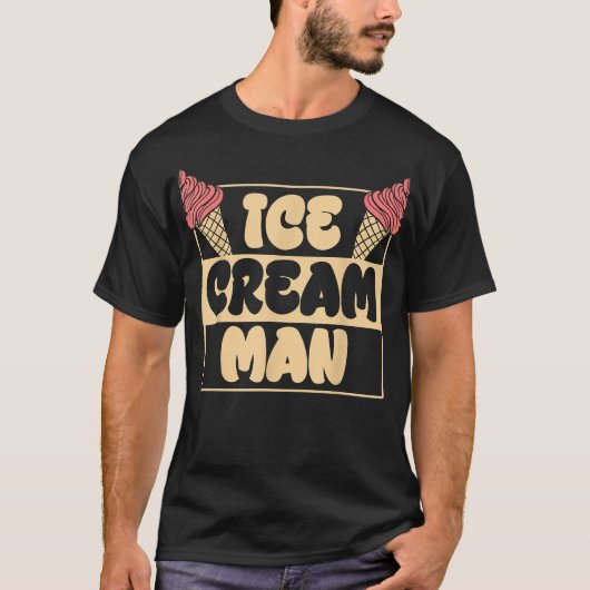 Icecream-Man T-shirt (Voorkant)