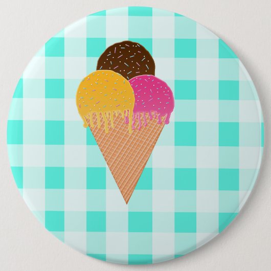 icecream ronde button 6,0 cm (Voorkant)