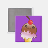 Icecream roomyum! magneet (Voorkant / Achterkant)