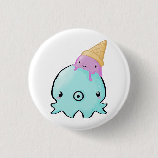 Icecream Squid Ronde Button 3,2 Cm