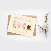 Icecream Verjaardag Uitnodigen Meisje, Schattigee  Kaart