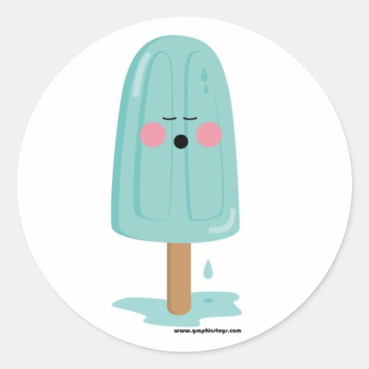 icecreamsticker ronde sticker (Voorkant)
