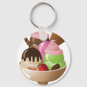 IceCreamSundae Sleutelhanger (Voorkant)