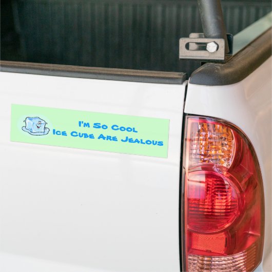 icecube_50, ik ben zo CoolIce Cube Jealous Bumpersticker (Op Truck)