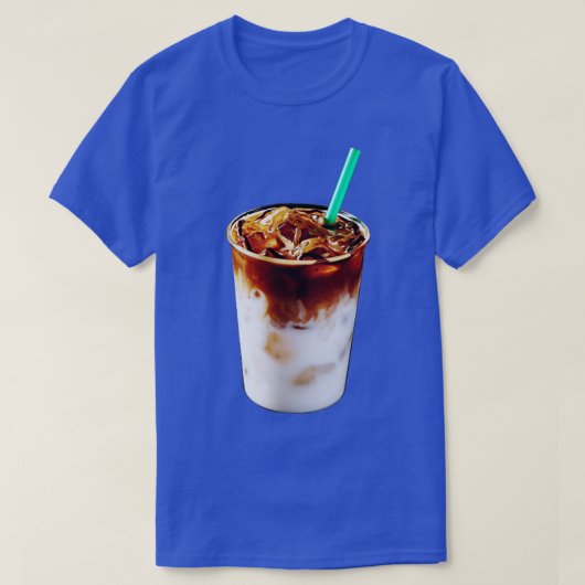 Iced Almond Milk Latte T-shirt (Design voorkant)