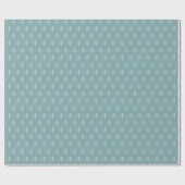 Iced Aqua | Modern Trees Pattern Cadeaupapier (Vlak)