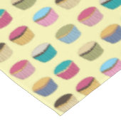 Iced Buns Cupcake Cakes Colorful Pattern Tafelkleed (Gekanteld)