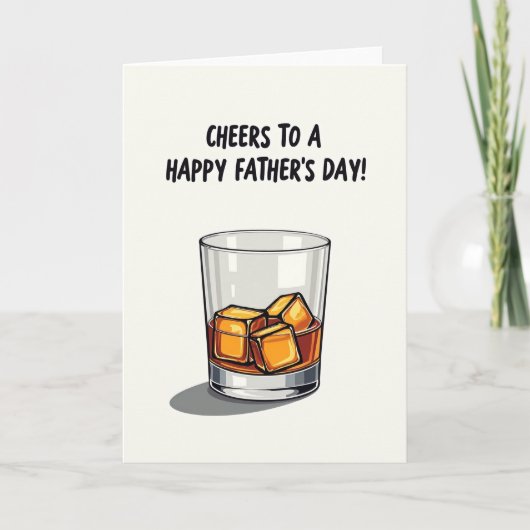 Iced Cheers Vaderdag kaart (Voorkant)