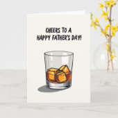 Iced Cheers Vaderdag kaart (Gele Bloem)