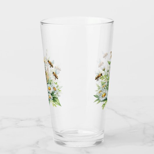 Iced Coffee and Bees Glas (Links)