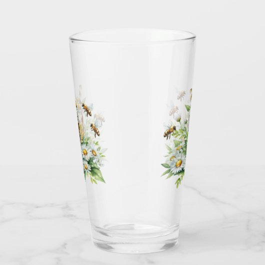 Iced Coffee and Bees Glas (Rechts)