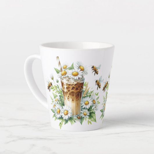 Iced Coffee and Bees Latte Mok (Linkerhoek)