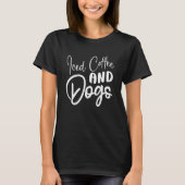 Iced Coffee And Dogs Coffee Drinking Caffeine Pet  T-shirt (Voorkant)
