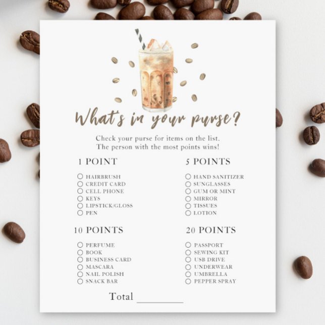 Iced Coffee baby shower, Wat zit er in je portemon (Creator heeft geüpload)