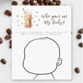 Iced Coffee baby shower - Wie gaf me mijn uiterlij