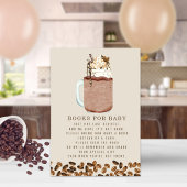 Iced Coffee Books voor Baby shower Boek Aanvraag Kaart