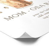 Iced Coffee brouwen baby shower Momosa bar Poster (Hoek)