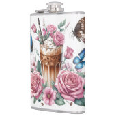 Iced Coffee & Butterfly Floral Art Heupfles (Links)