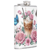 Iced Coffee & Butterfly Floral Art Heupfles (Rechts)