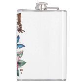 Iced Coffee & Butterfly Floral Art Heupfles (Achterkant)