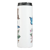 Iced Coffee & Butterfly Floral Art Thermosbeker (Achterkant)