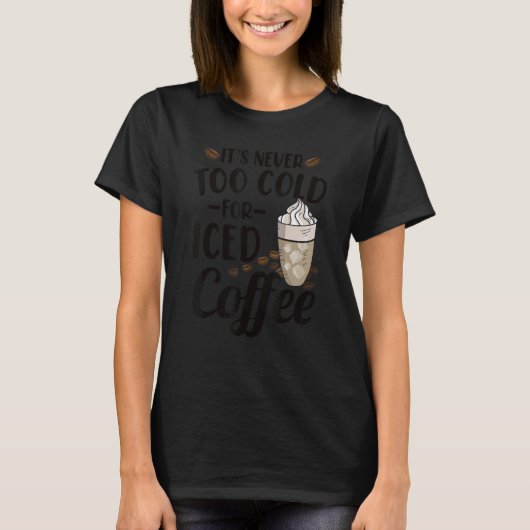 Iced Coffee Drinker T-shirt (Voorkant)