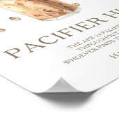 Iced Coffee - Fopspeen Hunt baby shower spel Poster (Hoek)