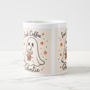 Iced Coffee Geestje - Schattig Halloween Grote Koffiekop