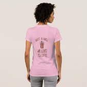 Iced Coffee Girl T-shirt (Achterkant volledig)