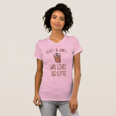 Iced Coffee Girl T-shirt (Voorkant volledig)