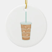 Iced Coffee Keramisch Ornament (Voorkant)