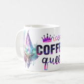 Iced Coffee Queen Funny Coffee Lover Mok (Voorkant links)