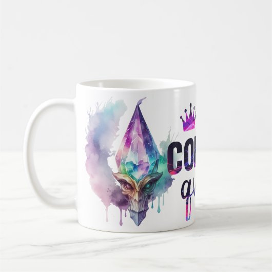 Iced Coffee Queen Funny Coffee Lover Mok (Links)