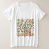Iced Coffee & Sunshine Women's Graphic T-Shirt (Design voorkant)