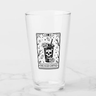 Iced Coffee Tarot Kaart Style Glas